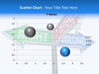 Right Symbol Communicate PowerPoint Template