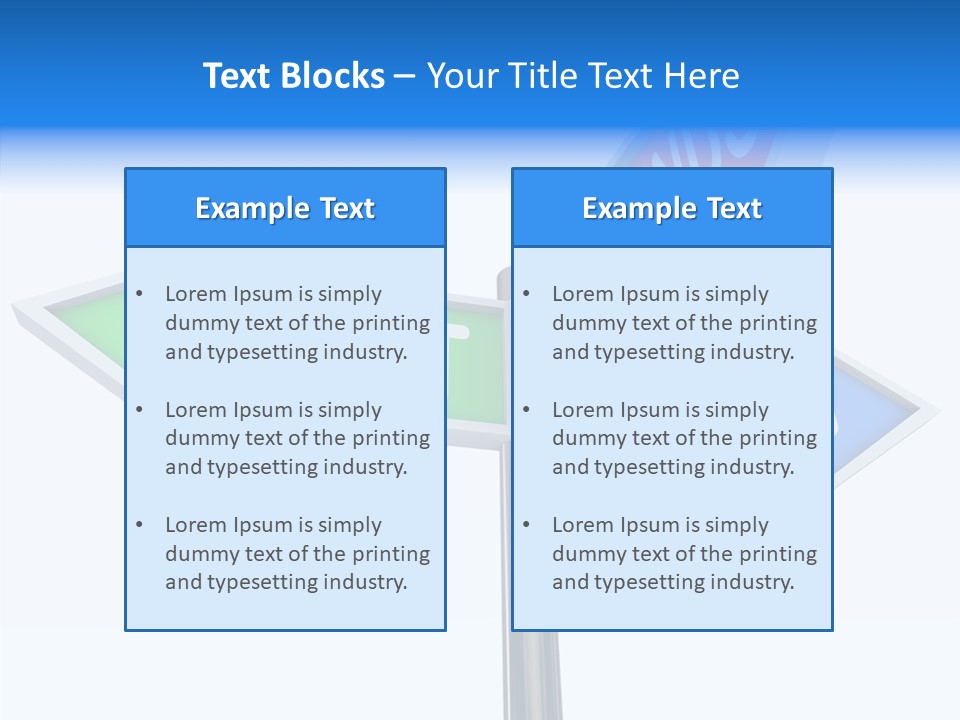 Right Symbol Communicate PowerPoint Template