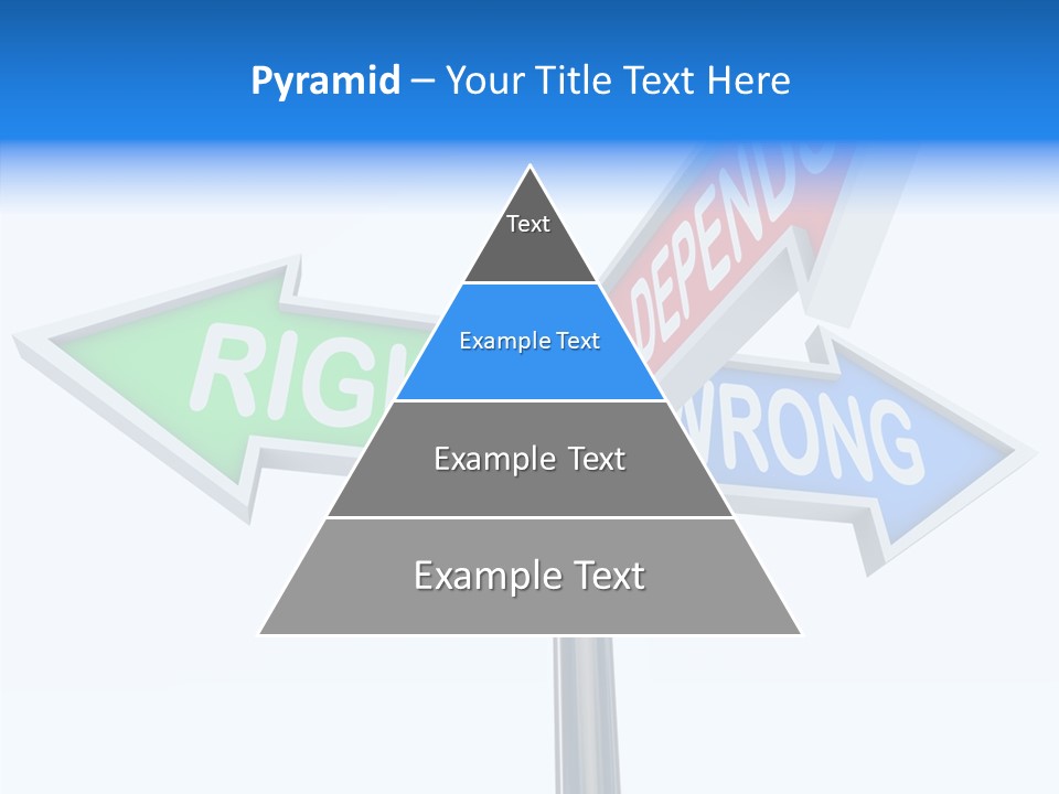 Right Symbol Communicate PowerPoint Template