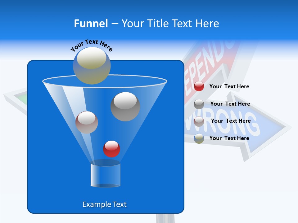 Right Symbol Communicate PowerPoint Template