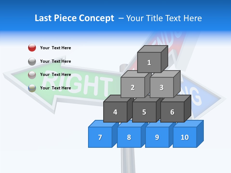 Right Symbol Communicate PowerPoint Template
