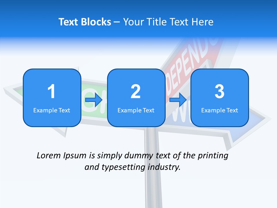 Right Symbol Communicate PowerPoint Template
