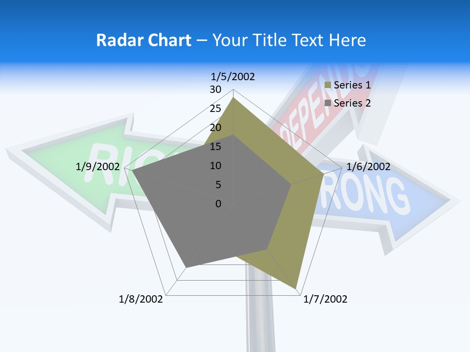 Right Symbol Communicate PowerPoint Template