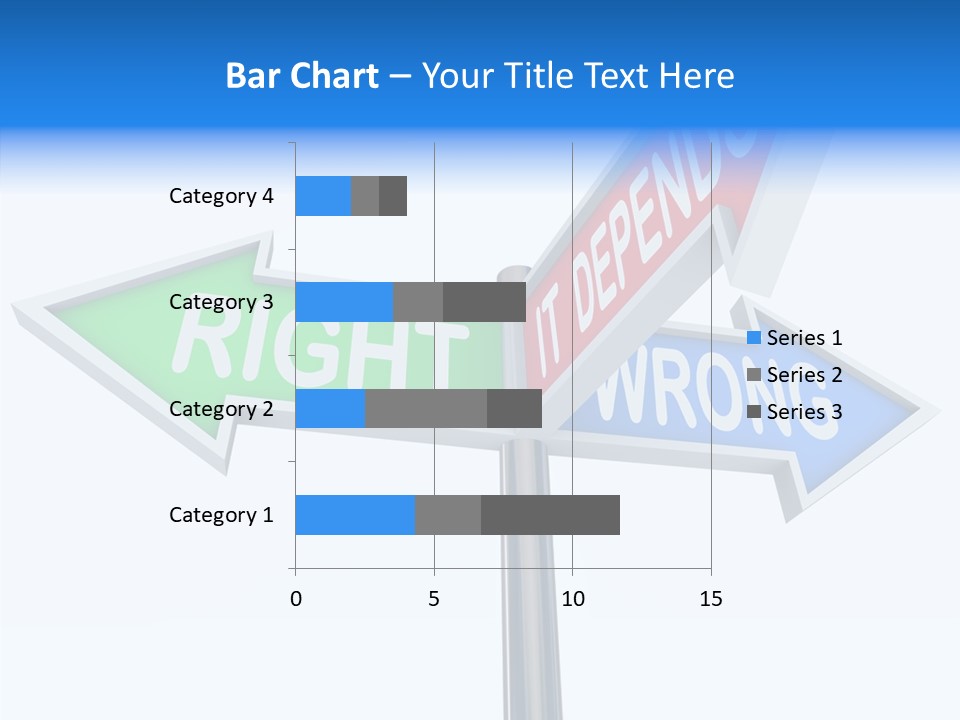 Right Symbol Communicate PowerPoint Template