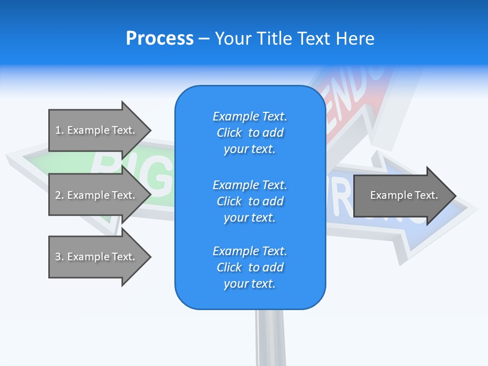 Right Symbol Communicate PowerPoint Template