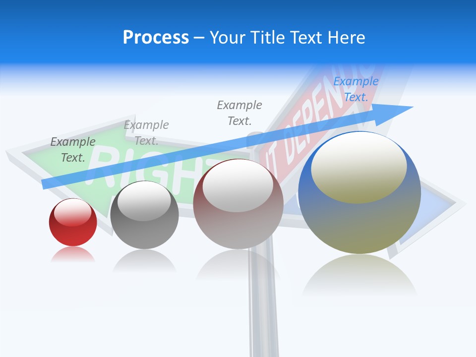 Right Symbol Communicate PowerPoint Template