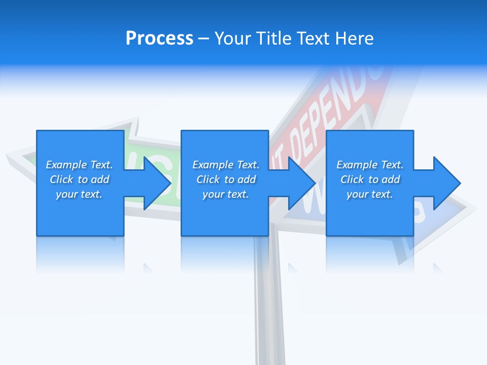 Right Symbol Communicate PowerPoint Template