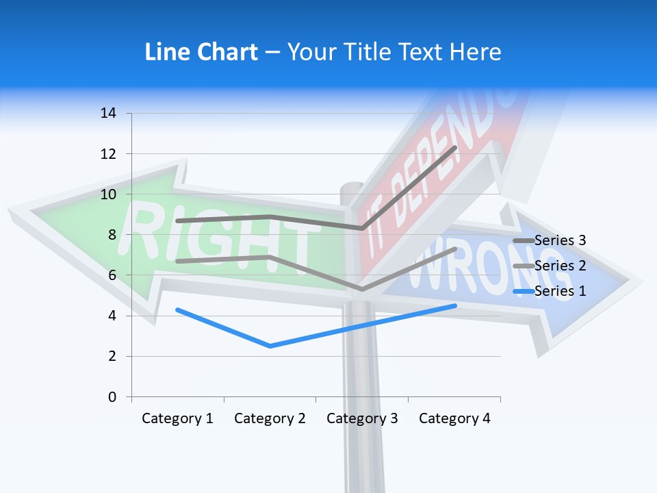 Right Symbol Communicate PowerPoint Template