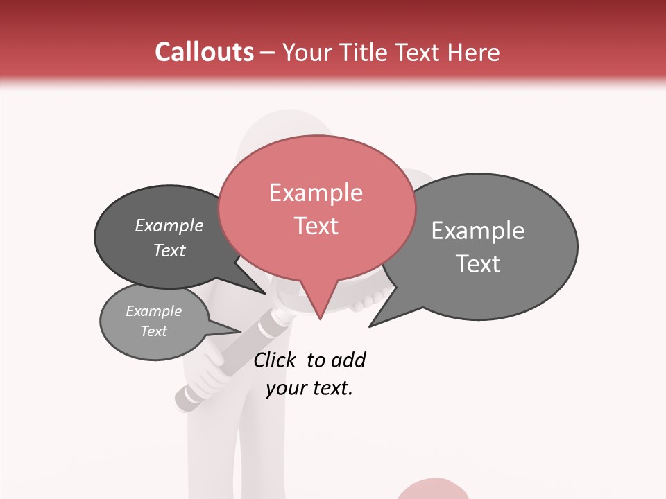 Symbol Glass Think PowerPoint Template