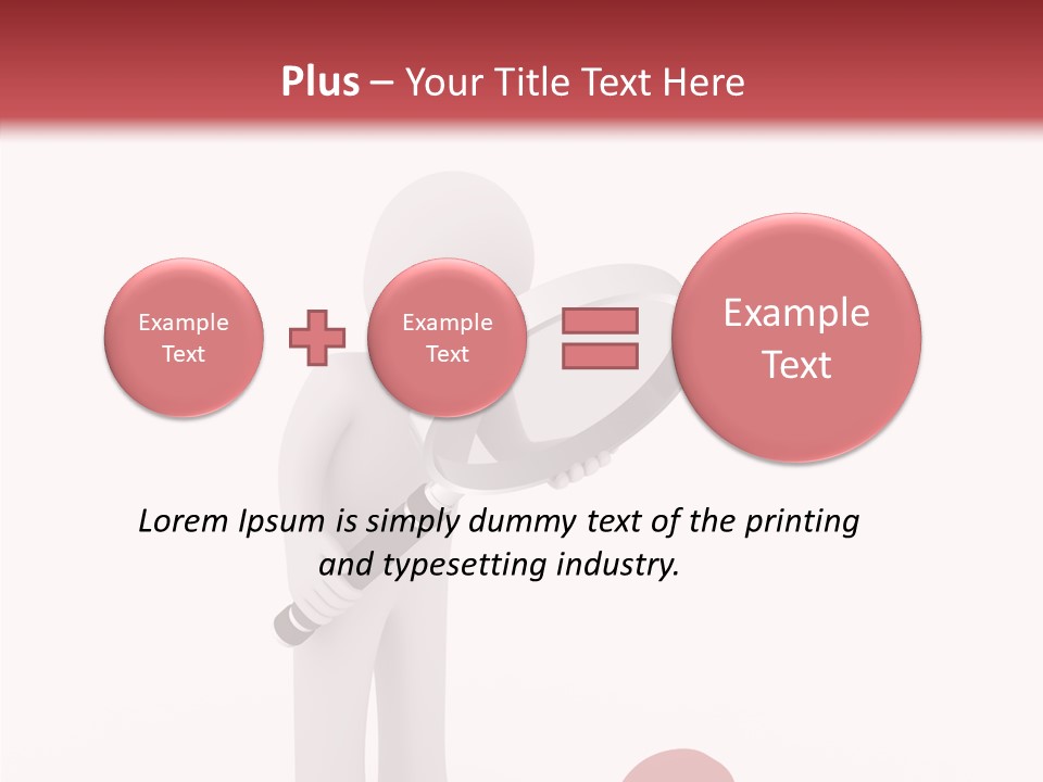 Symbol Glass Think PowerPoint Template