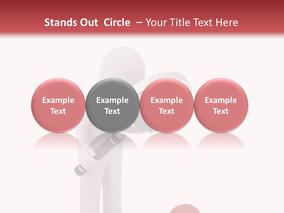 Symbol Glass Think PowerPoint Template