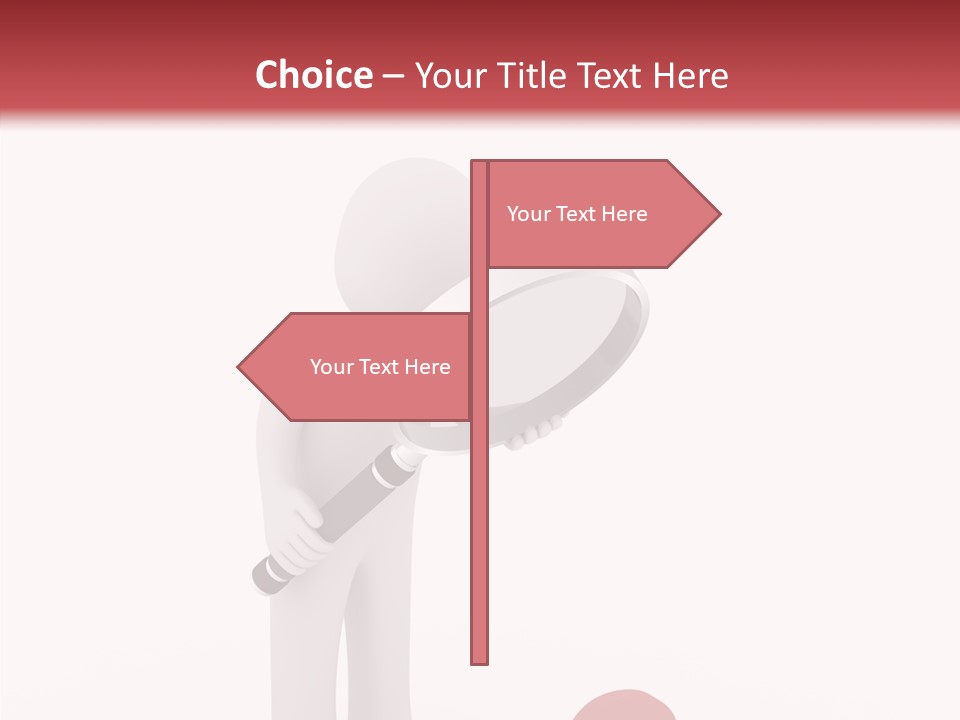 Symbol Glass Think PowerPoint Template