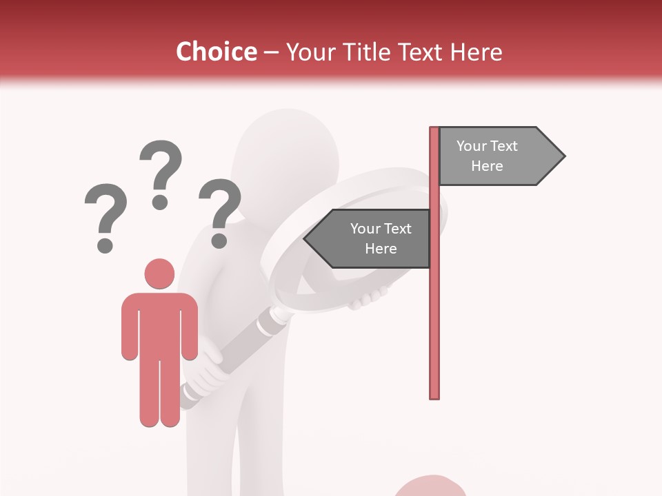 Symbol Glass Think PowerPoint Template