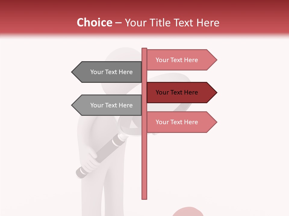 Symbol Glass Think PowerPoint Template