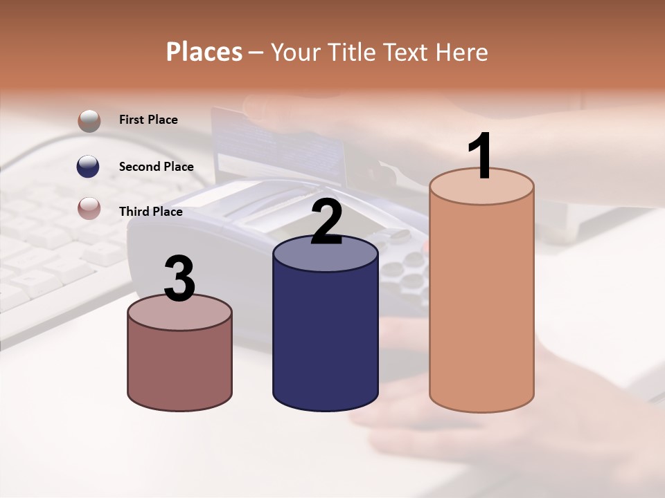 Female Selling Close PowerPoint Template