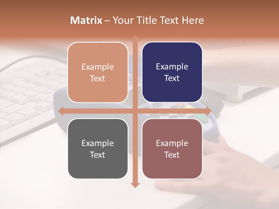 Female Selling Close PowerPoint Template