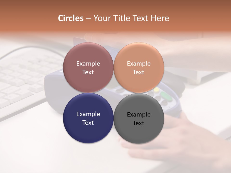 Female Selling Close PowerPoint Template