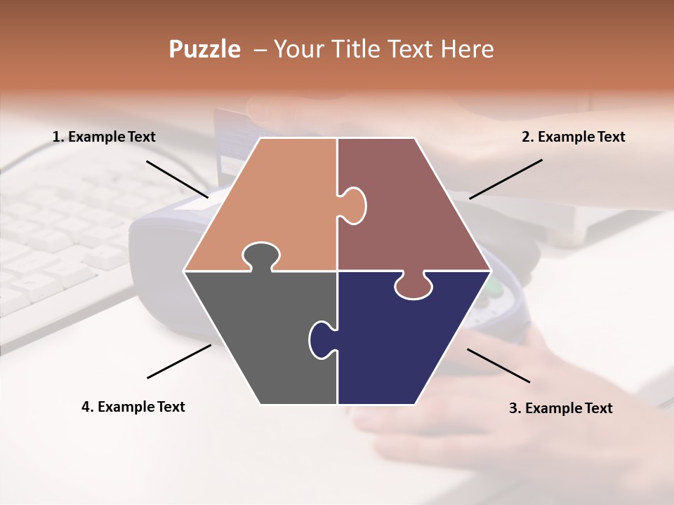 Female Selling Close PowerPoint Template