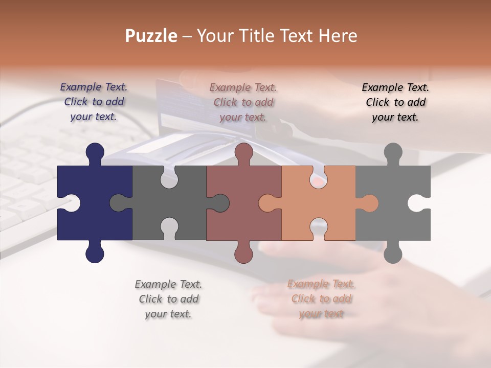 Female Selling Close PowerPoint Template