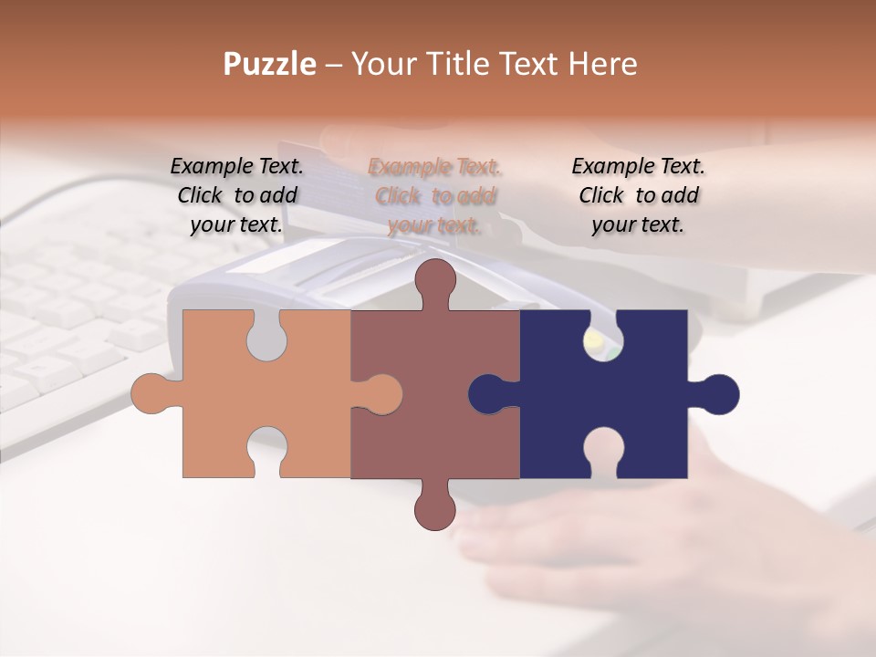 Female Selling Close PowerPoint Template