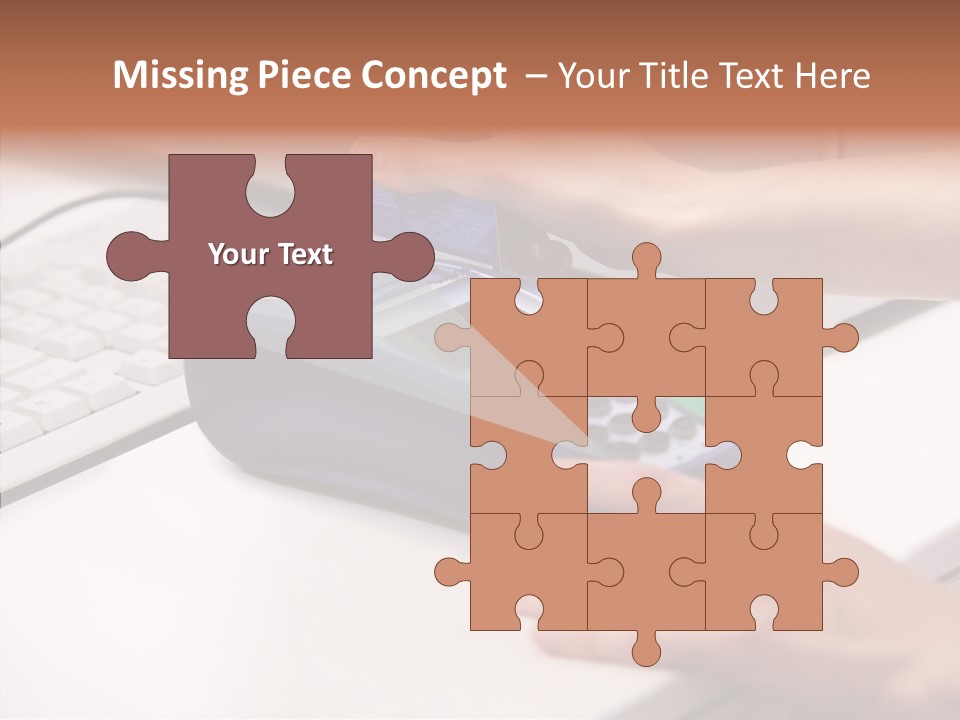 Female Selling Close PowerPoint Template