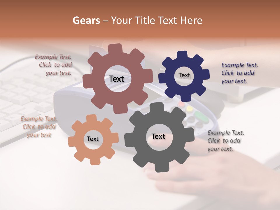 Female Selling Close PowerPoint Template