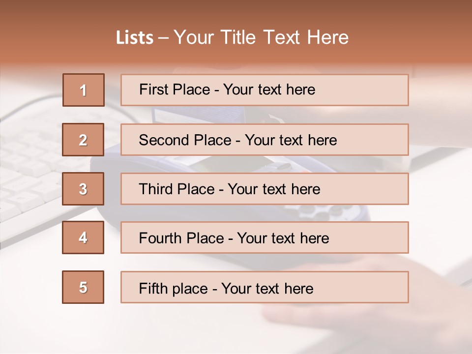Female Selling Close PowerPoint Template