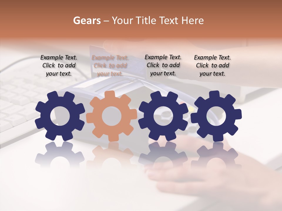 Female Selling Close PowerPoint Template