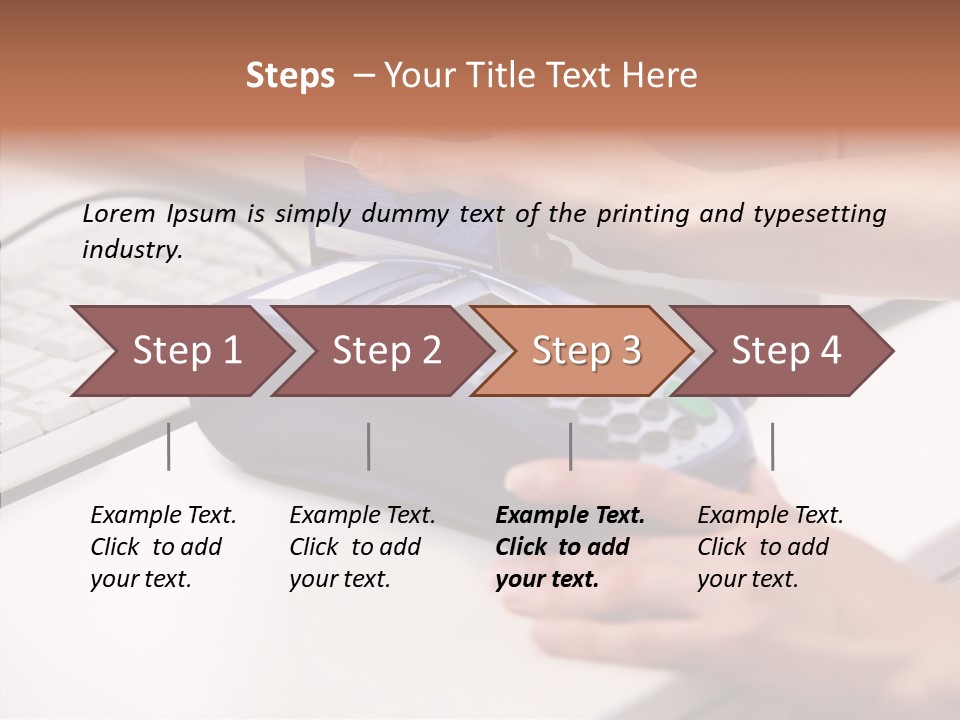 Female Selling Close PowerPoint Template