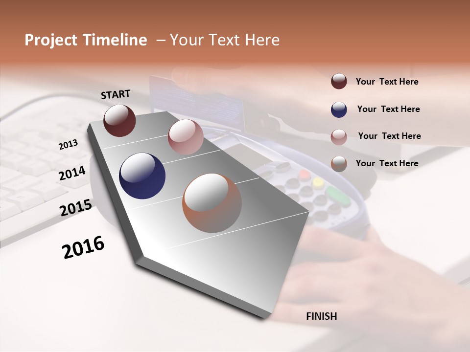 Female Selling Close PowerPoint Template