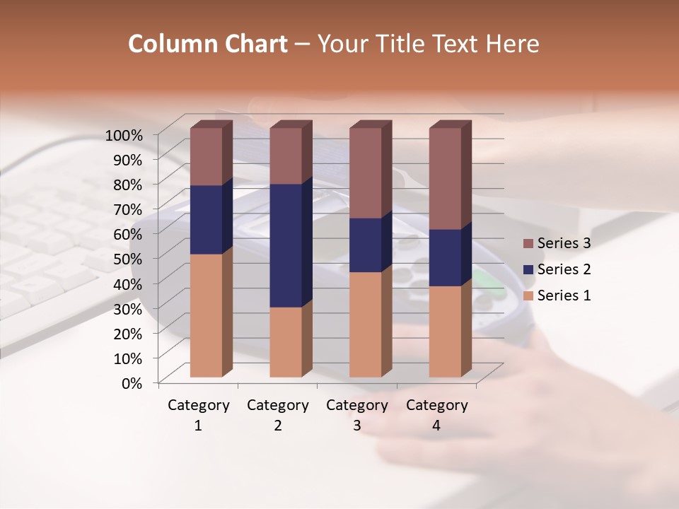 Female Selling Close PowerPoint Template