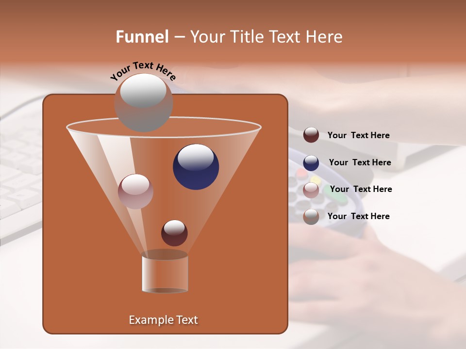 Female Selling Close PowerPoint Template