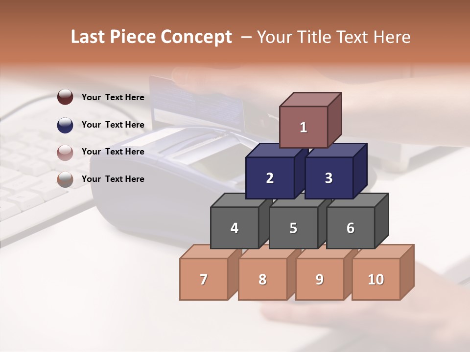 Female Selling Close PowerPoint Template