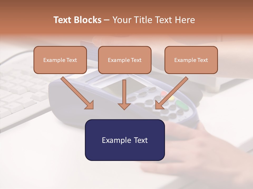 Female Selling Close PowerPoint Template