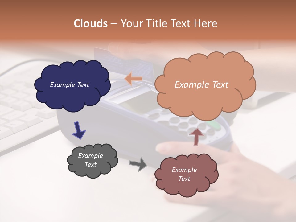 Female Selling Close PowerPoint Template