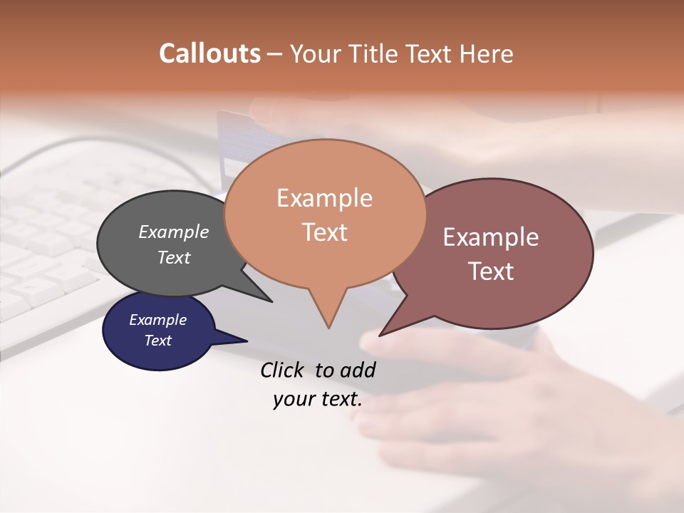 Female Selling Close PowerPoint Template