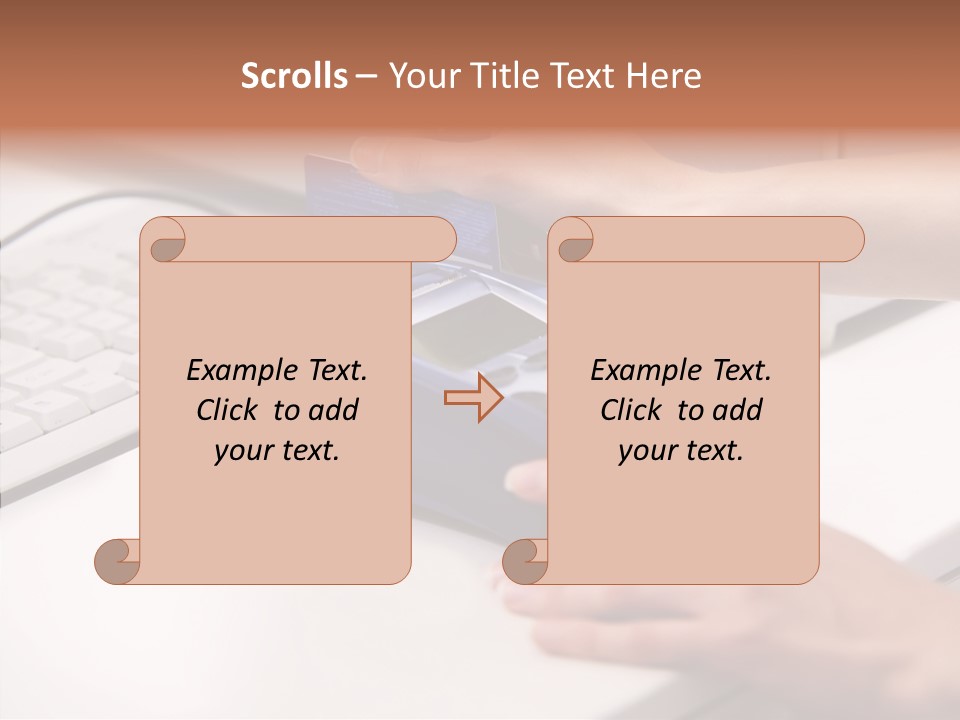 Female Selling Close PowerPoint Template