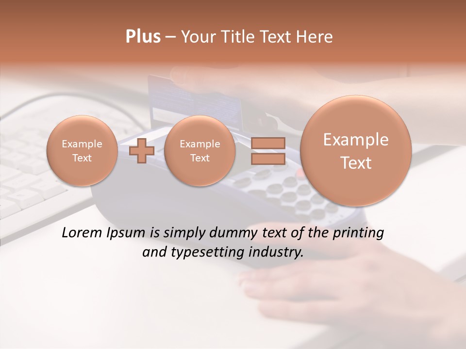 Female Selling Close PowerPoint Template