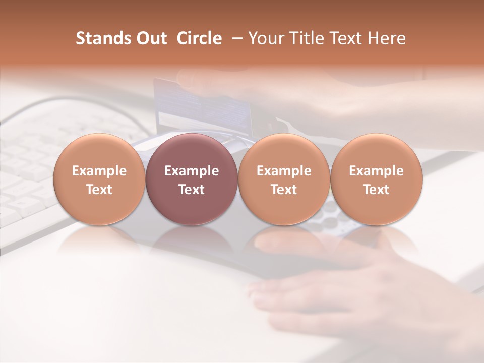 Female Selling Close PowerPoint Template