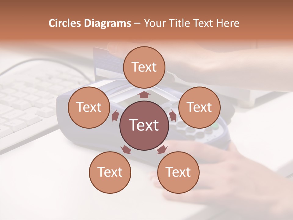 Female Selling Close PowerPoint Template