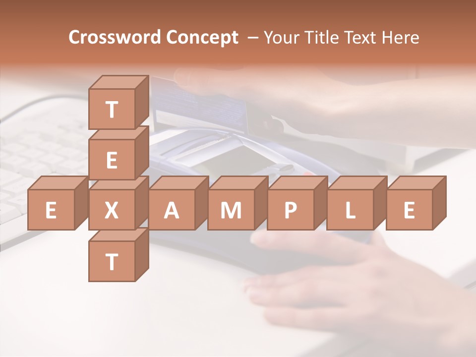 Female Selling Close PowerPoint Template