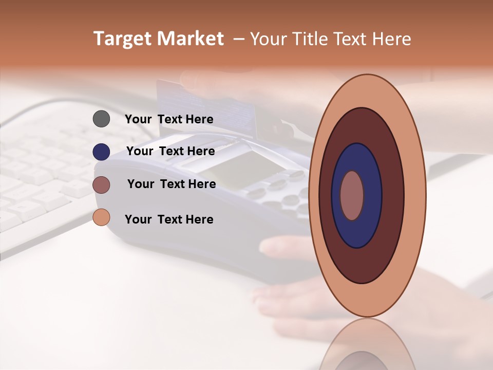 Female Selling Close PowerPoint Template