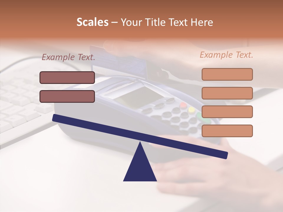 Female Selling Close PowerPoint Template