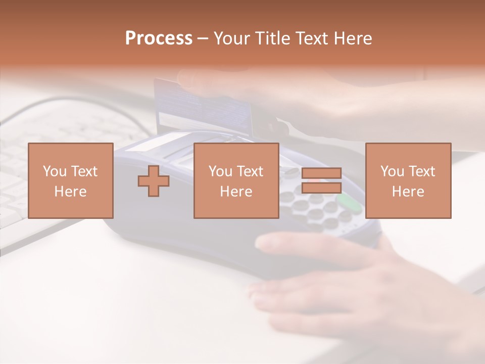 Female Selling Close PowerPoint Template