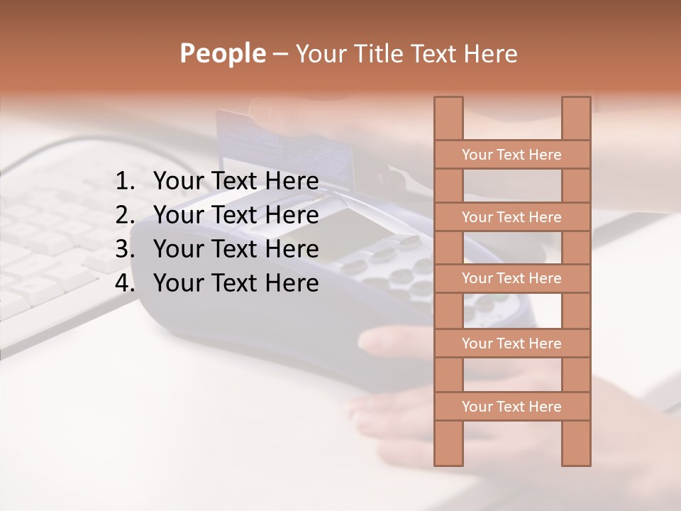 Female Selling Close PowerPoint Template