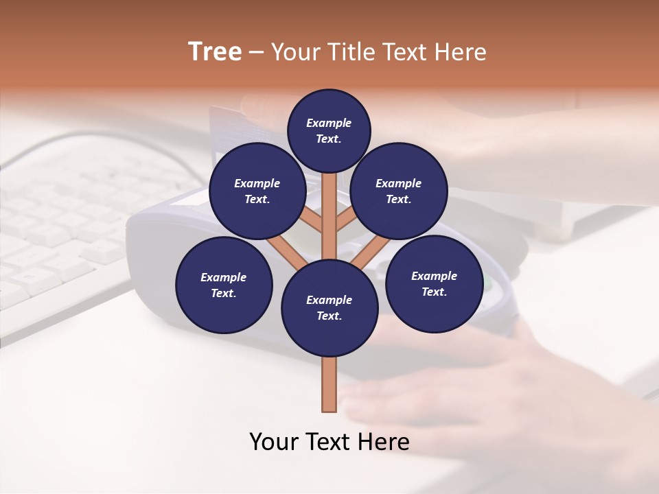 Female Selling Close PowerPoint Template