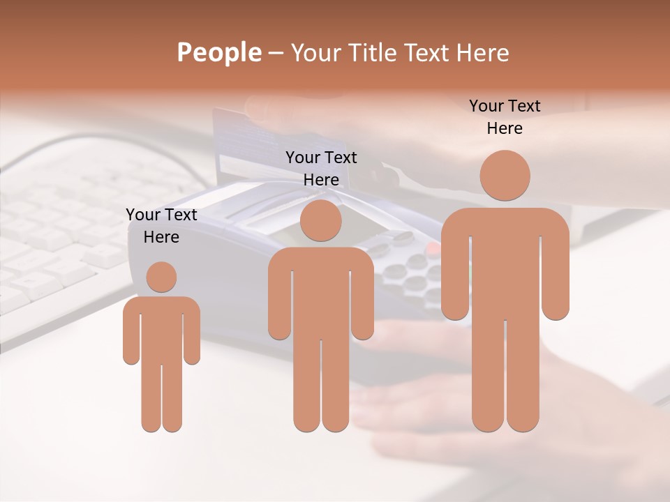 Female Selling Close PowerPoint Template