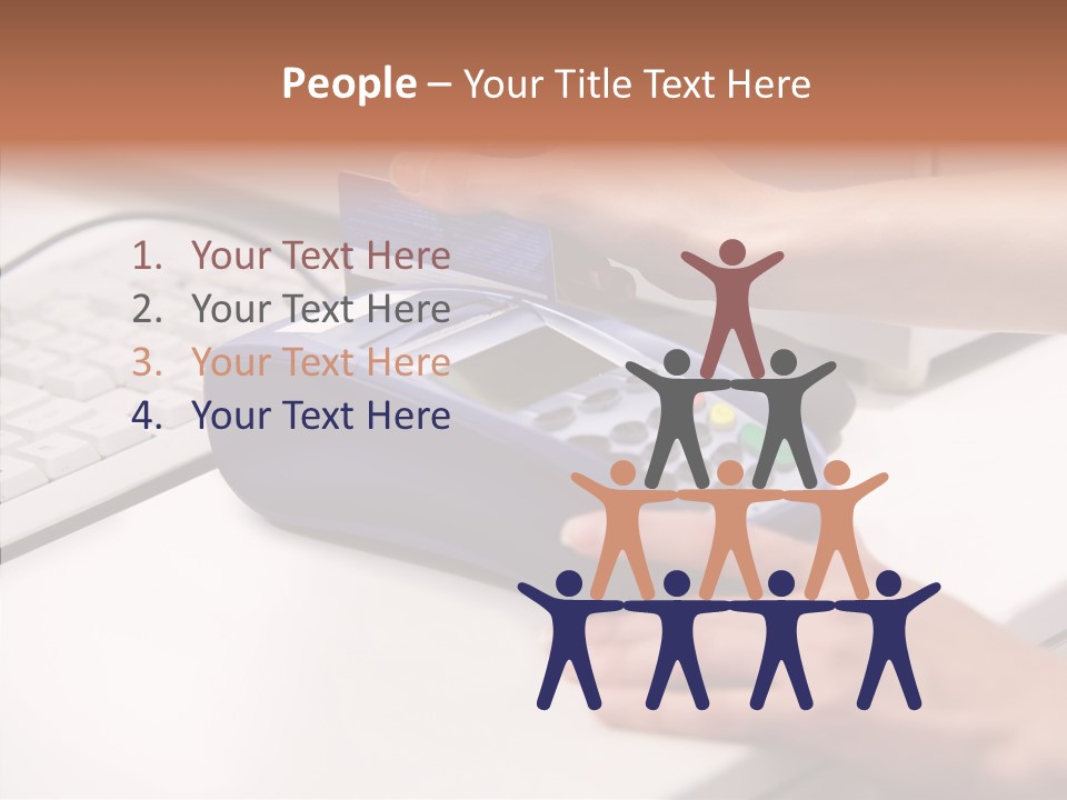 Female Selling Close PowerPoint Template