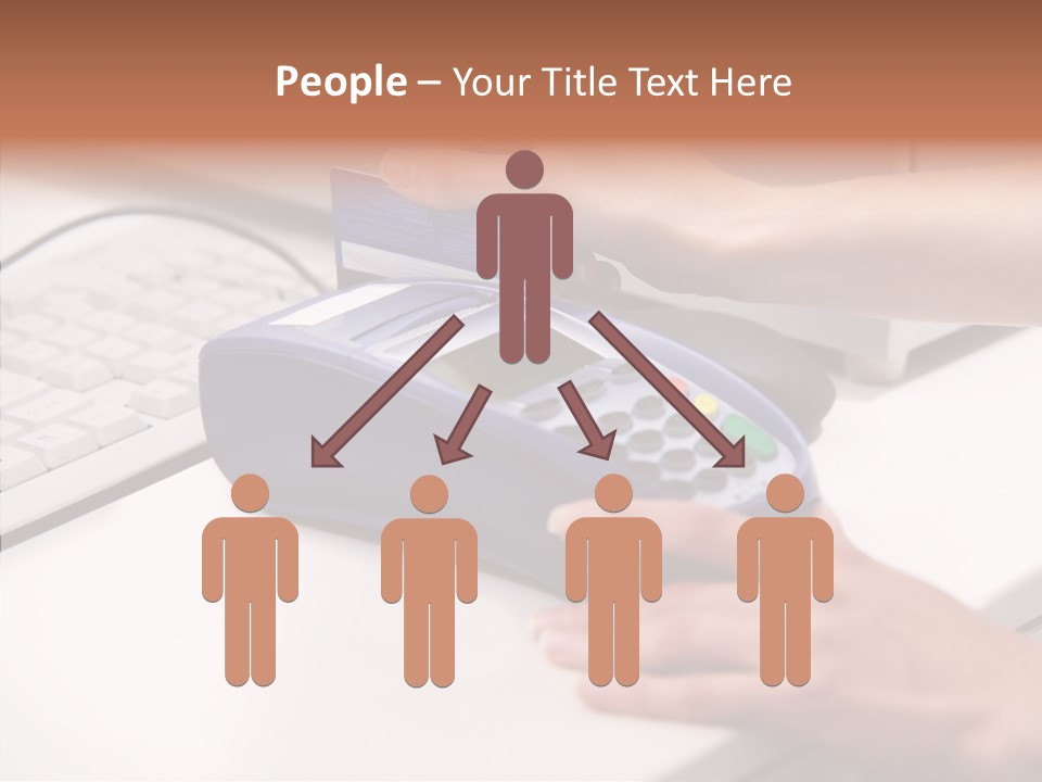 Female Selling Close PowerPoint Template