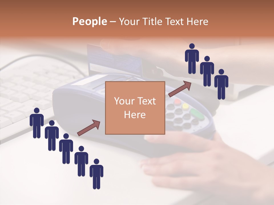 Female Selling Close PowerPoint Template